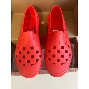 Trek Slip On Vans - Orange